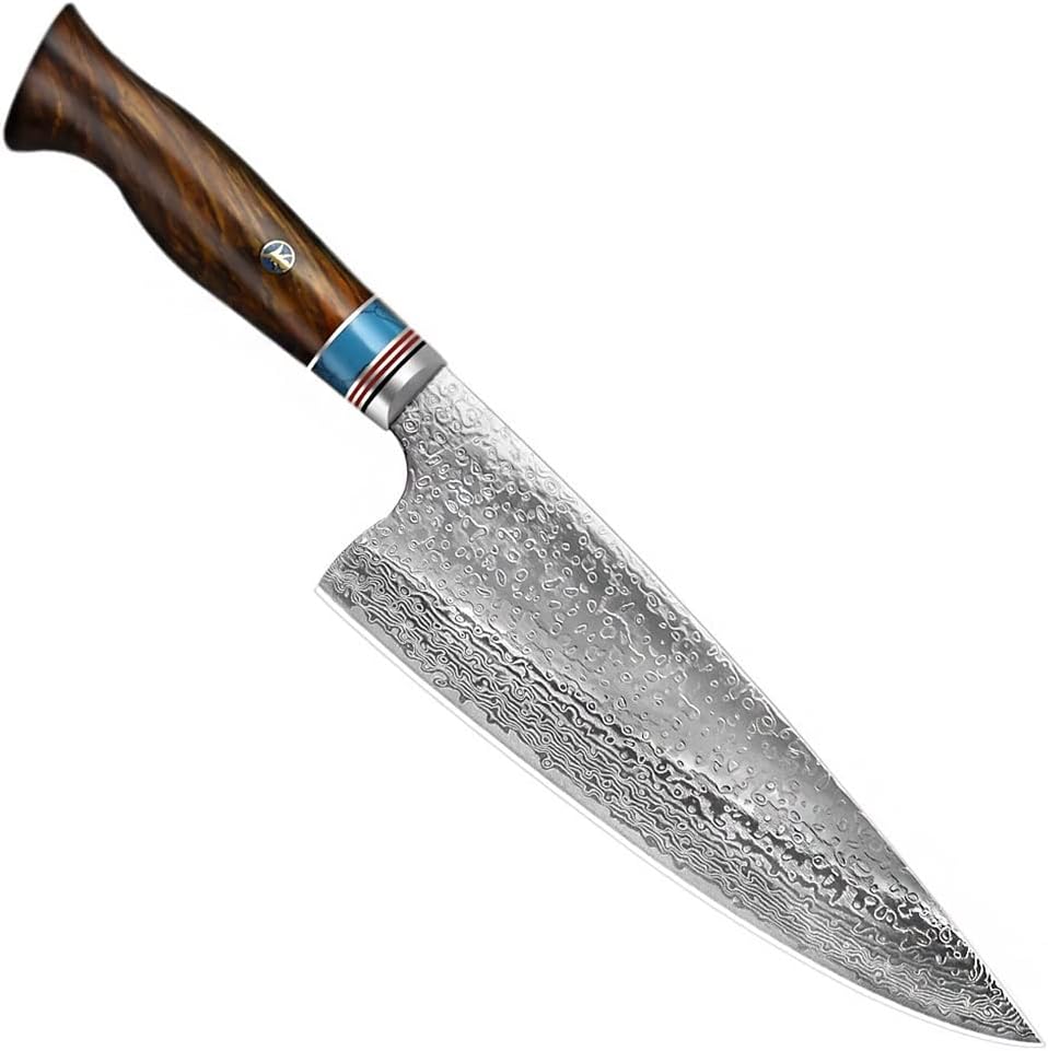 Meat Cleaver,Cleaver Knife, 8 Inch Kitchen Chef Knives High Carbon VG10 Japanese 67layer Damascus Kitchen Knife Stainless Steel Knife
