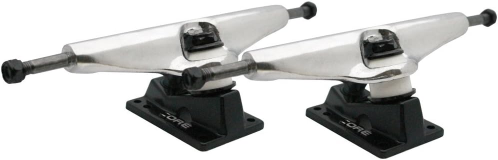 Core Skateboard Trucks - Aluminum Alloy, Premium Bushings - Choose Color/Size