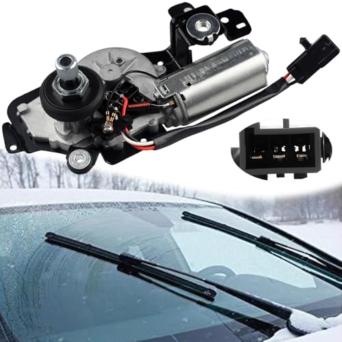 Image of Rear Wiper Motor Compatible with 2001-2007 Ford Escape Mazda Tribute Mercury Mariner Replace Back Window Wiper Motor 4L8Z 17508-AB, YL8Z 17508-AB, EC01-67-450A
