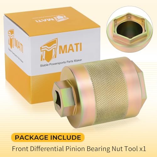 Image of M MATI Front Differential Pinion Bearing Nut Tool For Kawasaki KVF650 KVF750 KVF360A /B /C KVF650 KVF700 Brute Force Prairie 2002-2021