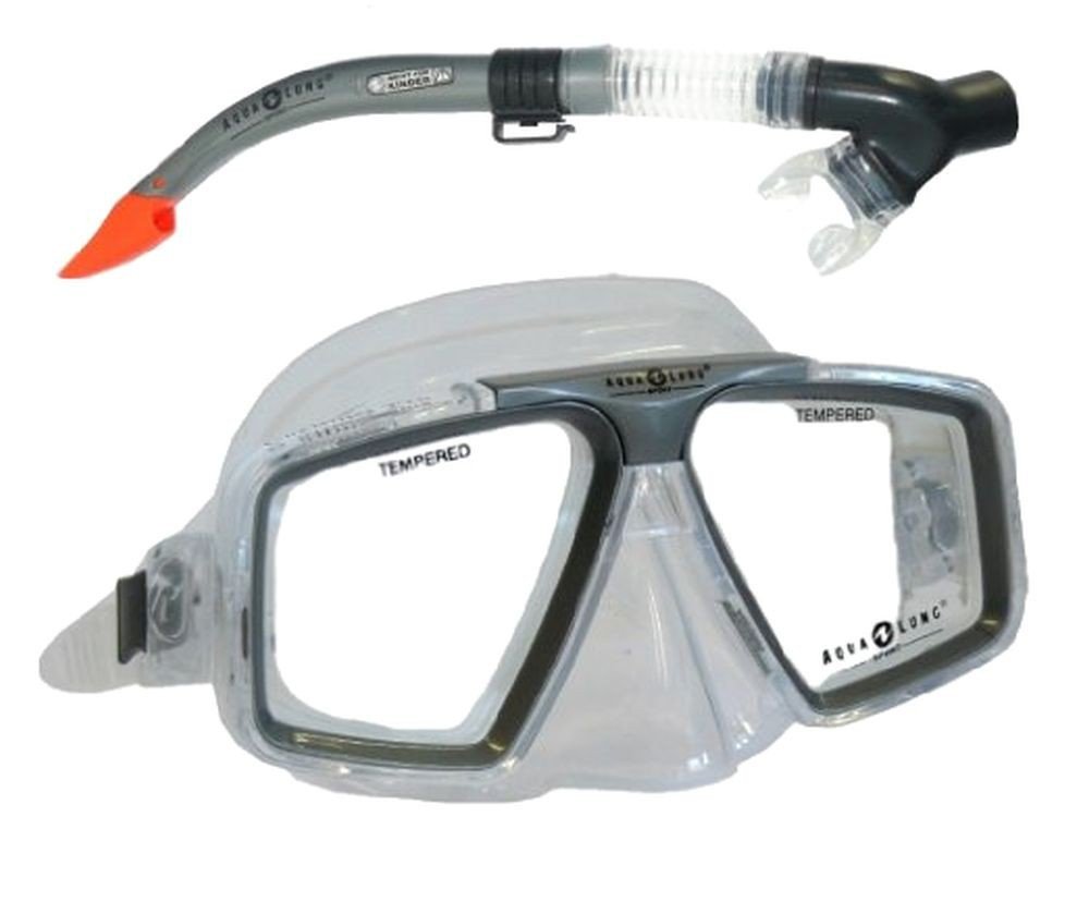 Aqua Lung Cozumel Pro + Rincon Dry Tauchset (Farbe: silber)
