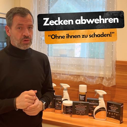 Zecken Stopp Spray – 100 ml – Hochwirksames Abwehrspray für Textilien & Oberflächen – Bis zu 12 Wochen Schutz – Für Zuhause & unterwegs – PT19 Repellent
