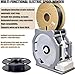 levigationlu Electric Spool Rewinder, 3D Industrial Filament Respooler, Smart Start and Stop for 1kg Spools, Wrap Neatly Without Tangling, for PLA/PETG/ABS/TPU/Nylon, Supports 1.75-4mm Filament