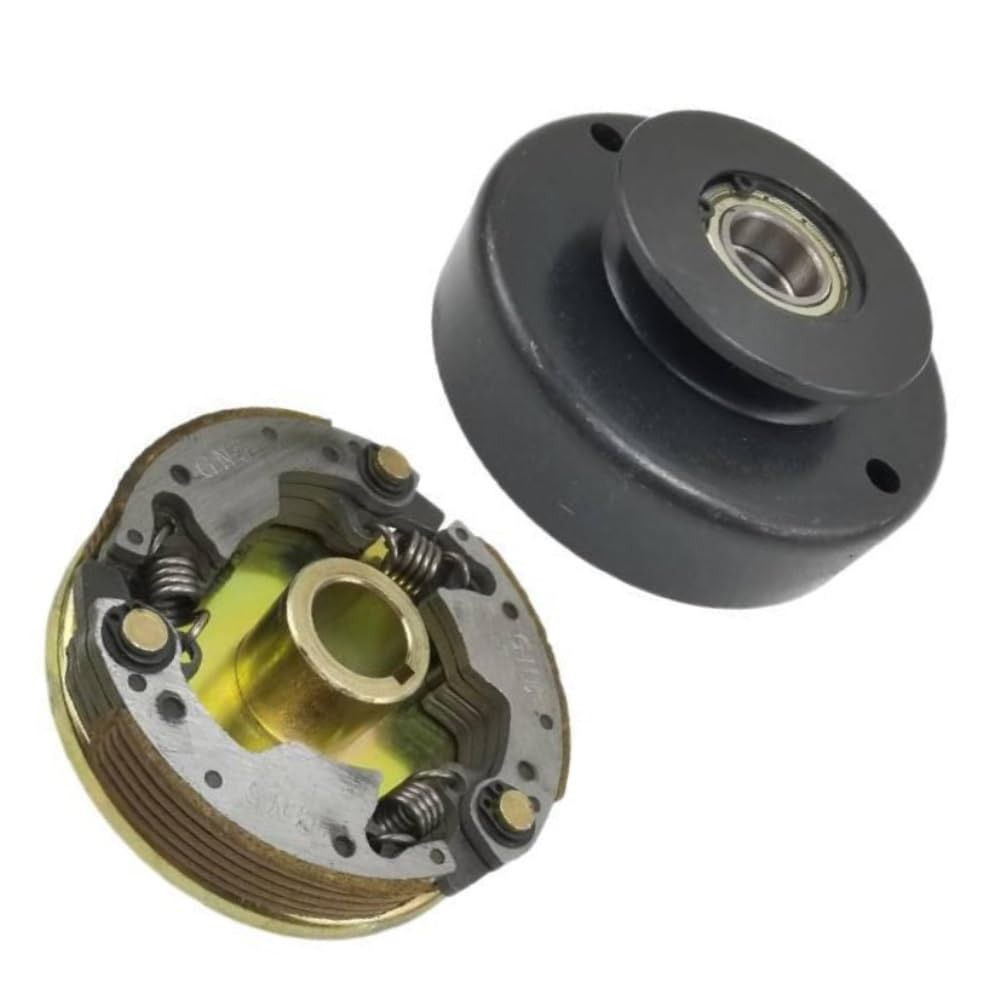 Conjunto de Embrague Apto for Piezas de Motor 152F 154F Vertical 168F 170F 20 Ranura única de Eje de Llave Plana(152F 154F)