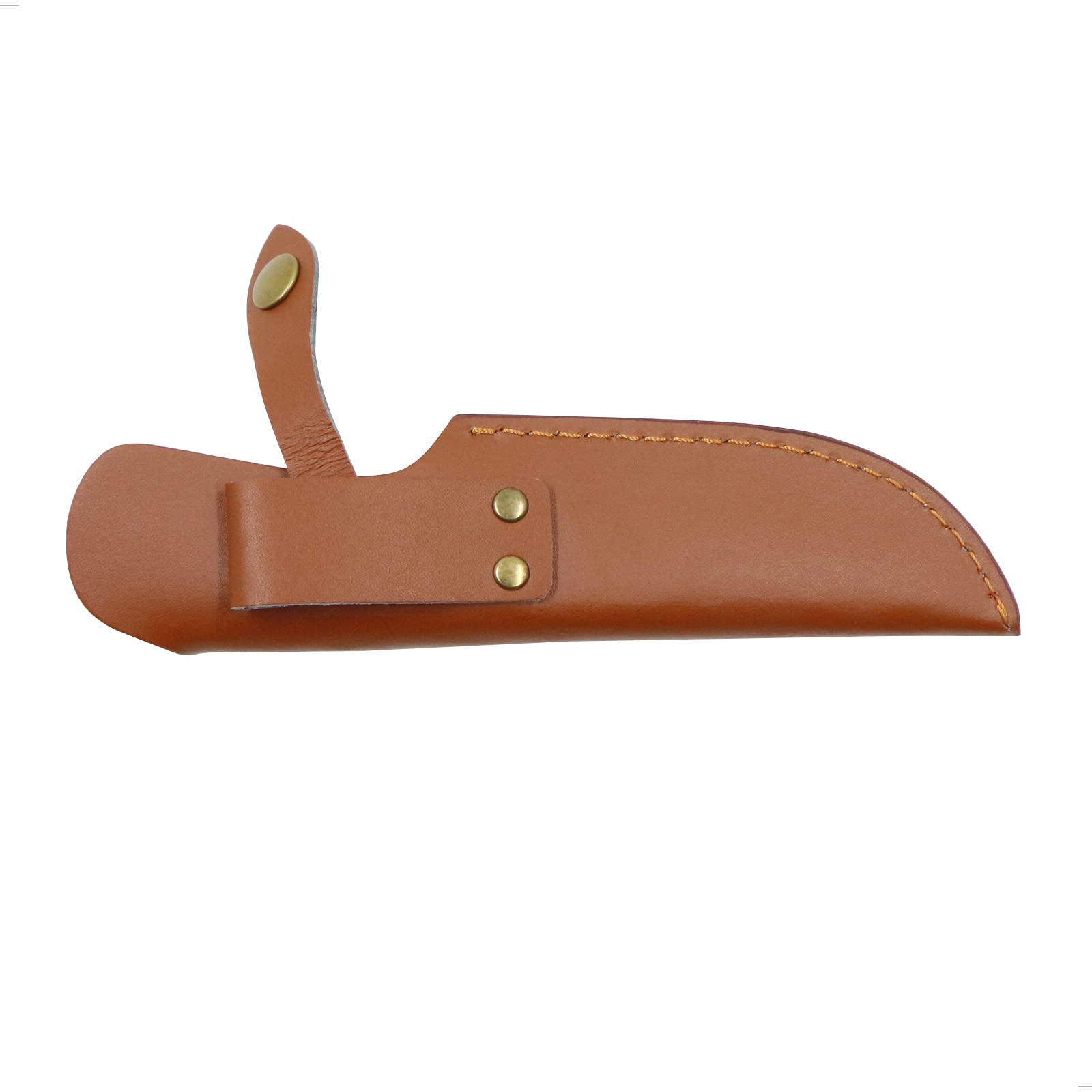 Fodero Per Coltelli In Pelle - Protezioni Custodia Tascabili Borsa D'Epoca Marrone Tirante Laterale Campeggio All'Aperto Protettore Di Portatile Cintura Pieghevole, 1 Pezzo