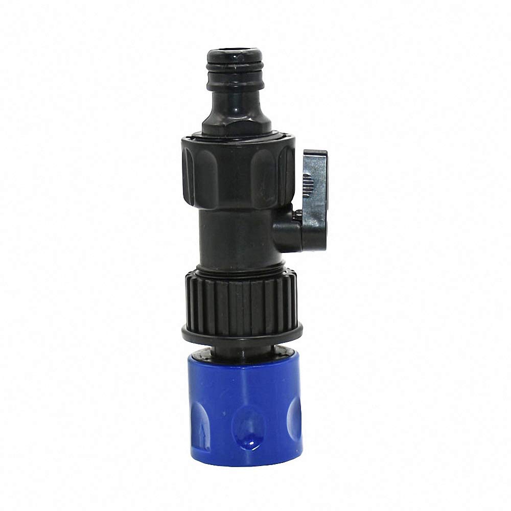 Válvula Conector rápido de 2 vías Grifo de jardín 5/8 Riego Prolongar manguera Accesorios de tubería de riego Adaptador de manguera Interruptor 10 piezas