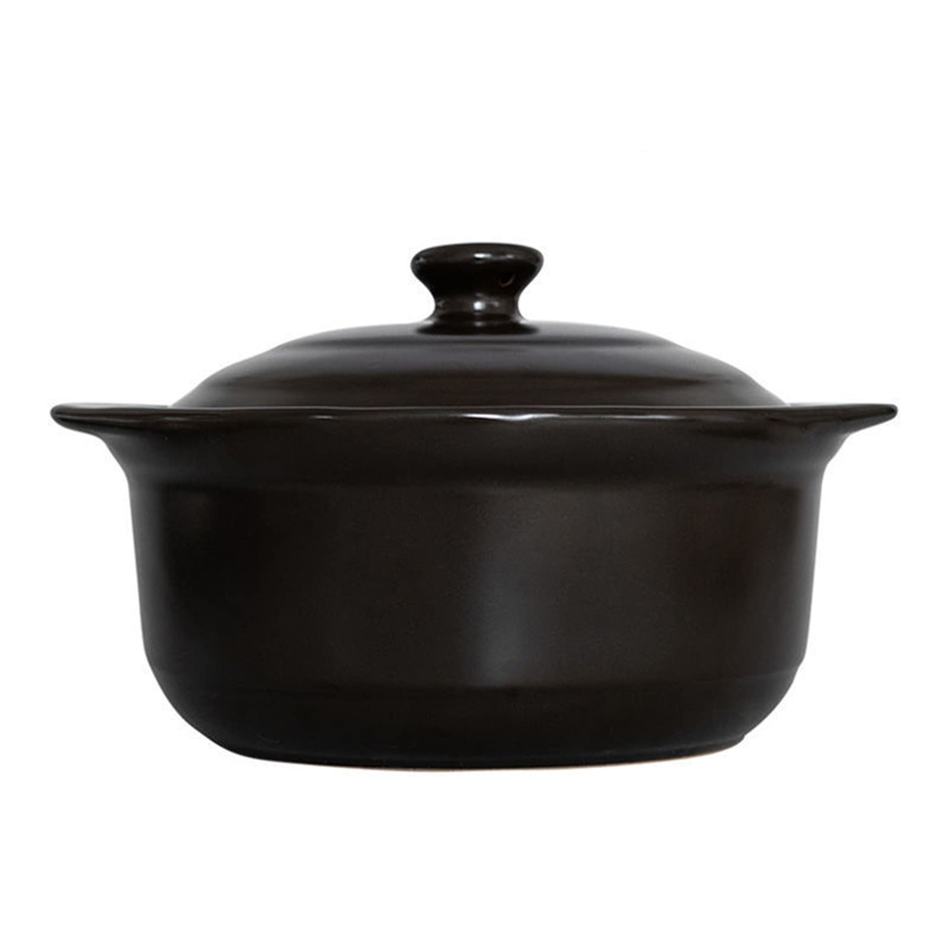 SHANGMAOYO Korean Stone Bowl with lid Ceramic Casserole Wok bibimbap and Soup, Korean Food Container,2.4L Stockpots (Size : 3.2L)