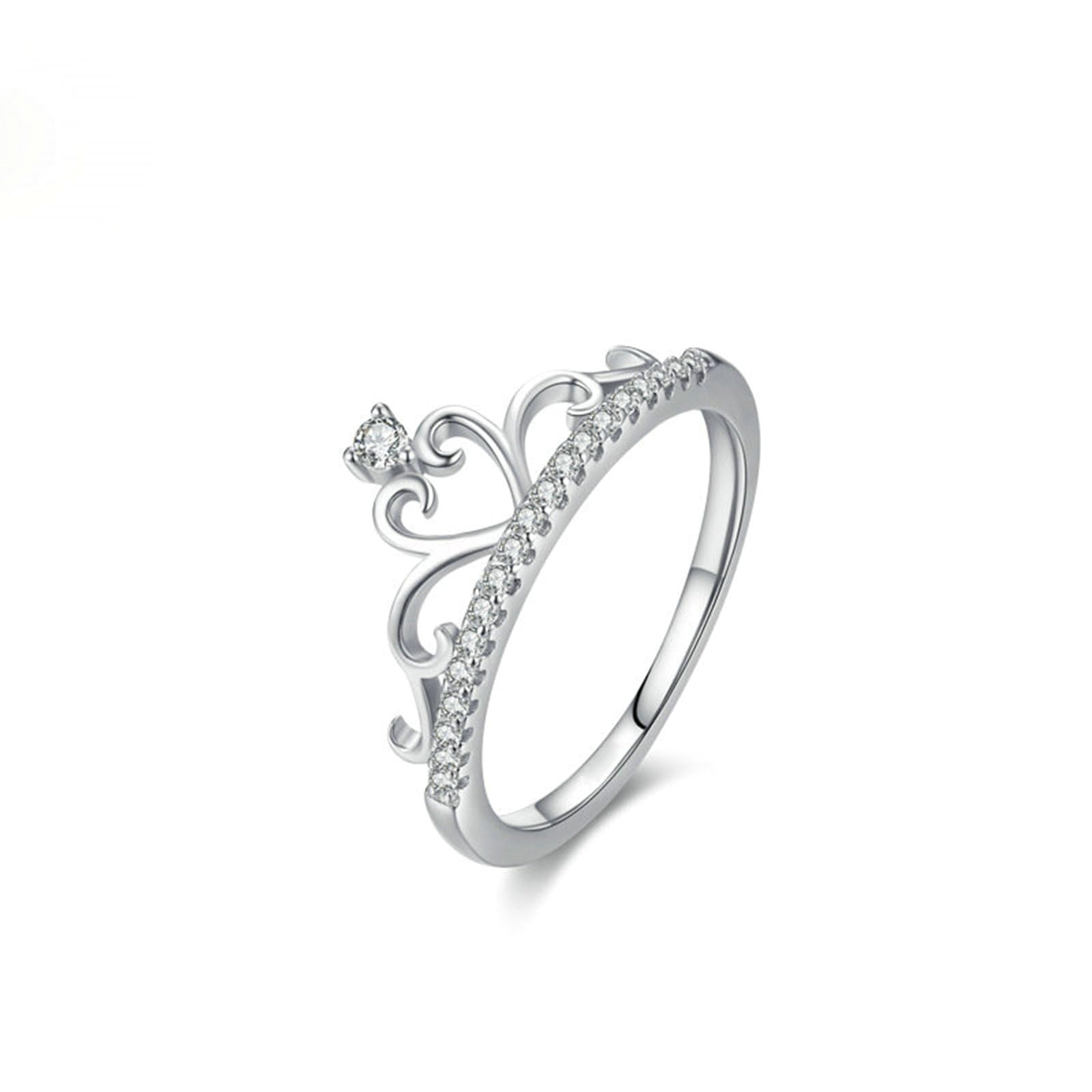 Moissanite obrączki ślubne z prawdziwego złota, korona, pierścionki zaręczynowe z moissanite, pierścionek rocznicowy