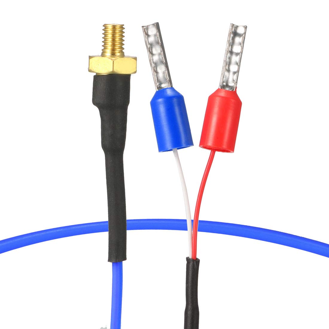 uxcell Thermocouple K Type, 0-260C M4 Screw Temperature Sensor Probe 0.4ft for 3D Printer