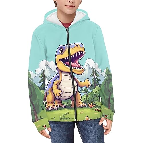 Showudesigns Zip Up Hoodies Girls Youth Sweatshirt Casual Tops With Pockets Kids3