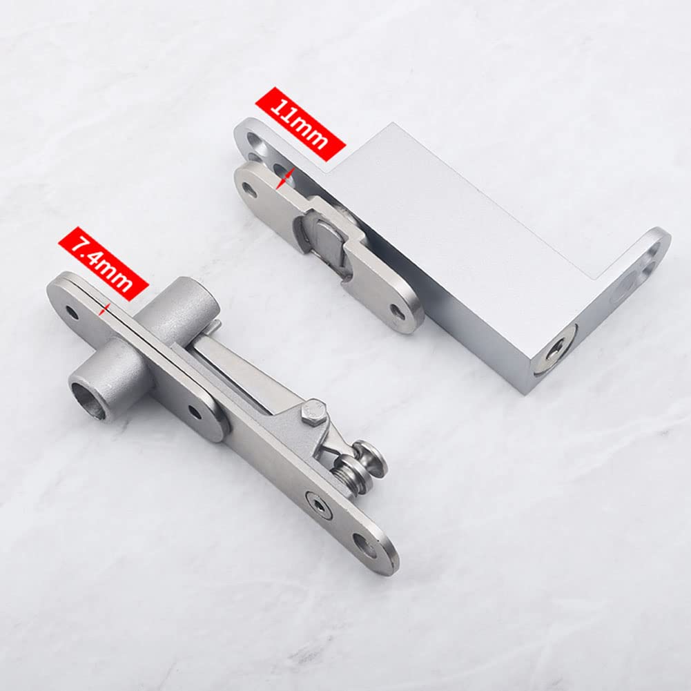 Sistema De Bisagra Pivotante Bisagras Hidraulicas Para Puertas Auto Cierre Posicionamiento A 90 Grados Eje Arriba Y Abajo Bisagras De Acero Inoxidable Para Puertas De Madera Puerta Oculta (1 Juego)
