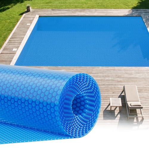 Cubierta solar para piscina 7.1 x 7.1 ft UIRWAY azul miniatura 1
