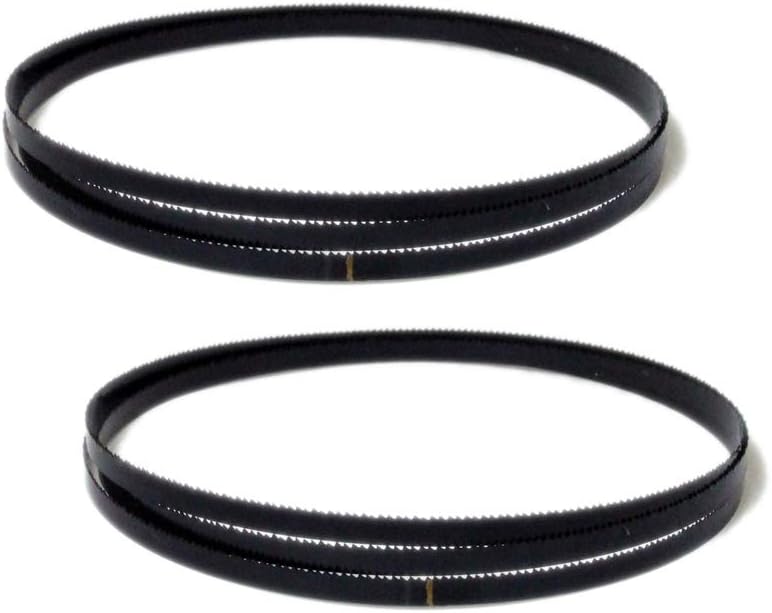 JTEX 62" x 1/2" x 14TPI Band Saw Blades for Woodworking, Plastic and Aluminum - 2 Pack