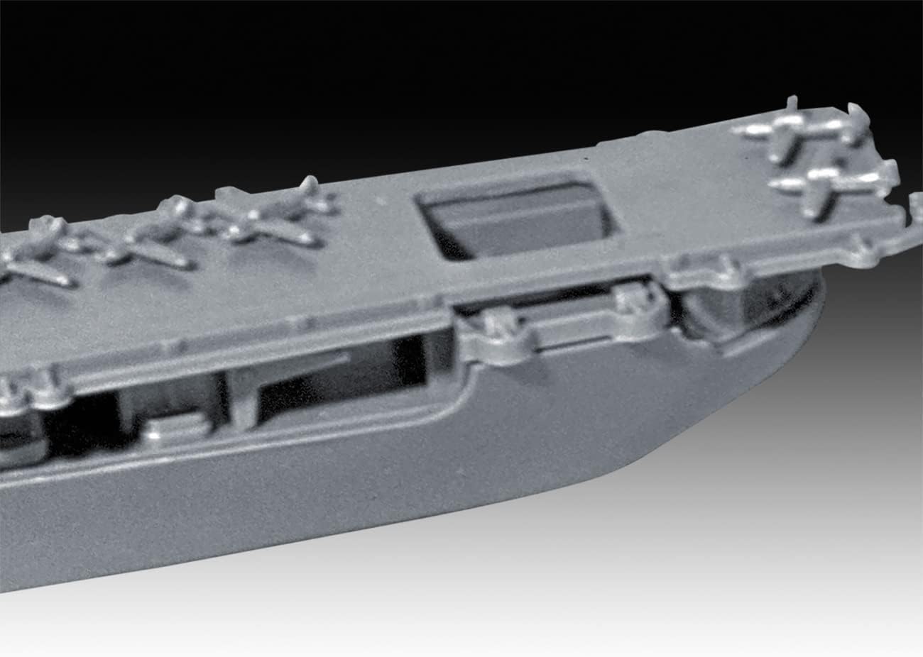 Revell 05824 USS Enterprise CV-6 1:1200 Scale Unbuilt/Unpainted Plastic Model Kit