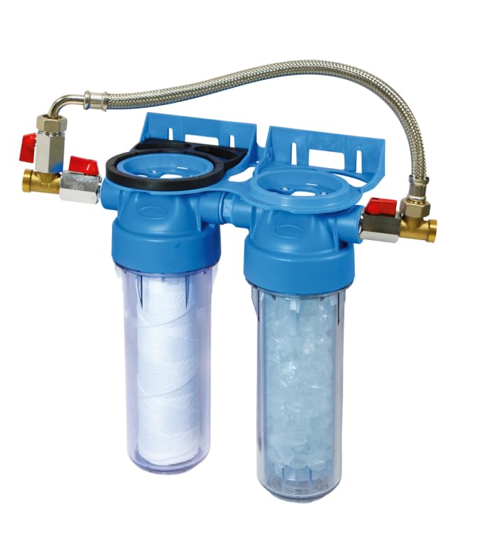 Double filter Anti-scale and Anti impurities with by-pass