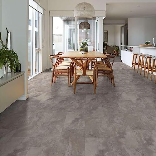 Image of Arkit 3D Vinyl Floor Tiles | Self-Adhesive PVC Waterproof Wall Floor Tile | Kitchen Bathroom Floor Sticker | Wallpaper for Walls (Beige, 6)