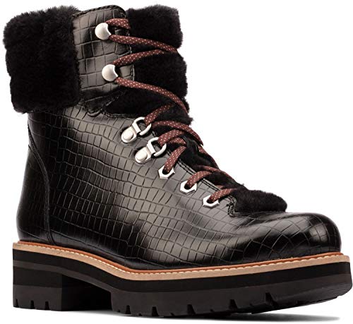 Clarks Womens ORIANNA HIKER Leather Lace up Hiking Boots3