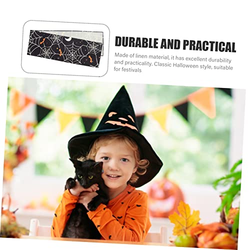 Chemin de table Halloween RLKHXBS pour décoration de table festive et repas de fête