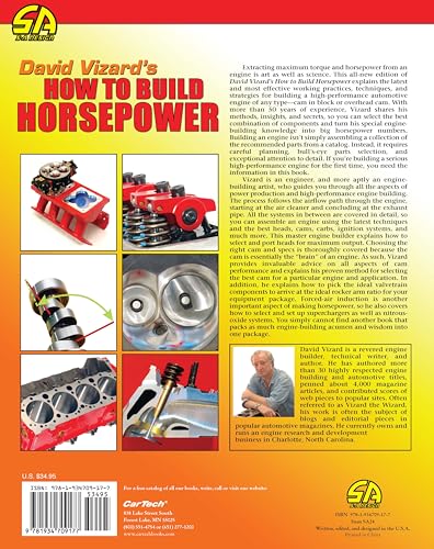 David Vizard's How to Build Horsepower: Proven Methods for Increasing Horsepower in Any Engine (S-A Design) - Image 2
