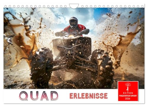 Quad Erlebnisse (Wandkalender 2026 DIN A4 quer), CALVENDO Monatskalender: Absoluter Fahrspaß und Naturgenuss in Einem. (CALVENDO Sport)