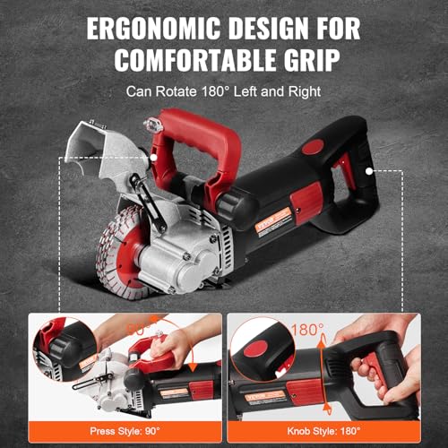 Vevor QMKCJ Wall Chaser, 4800W Slotting Machine thumb #3