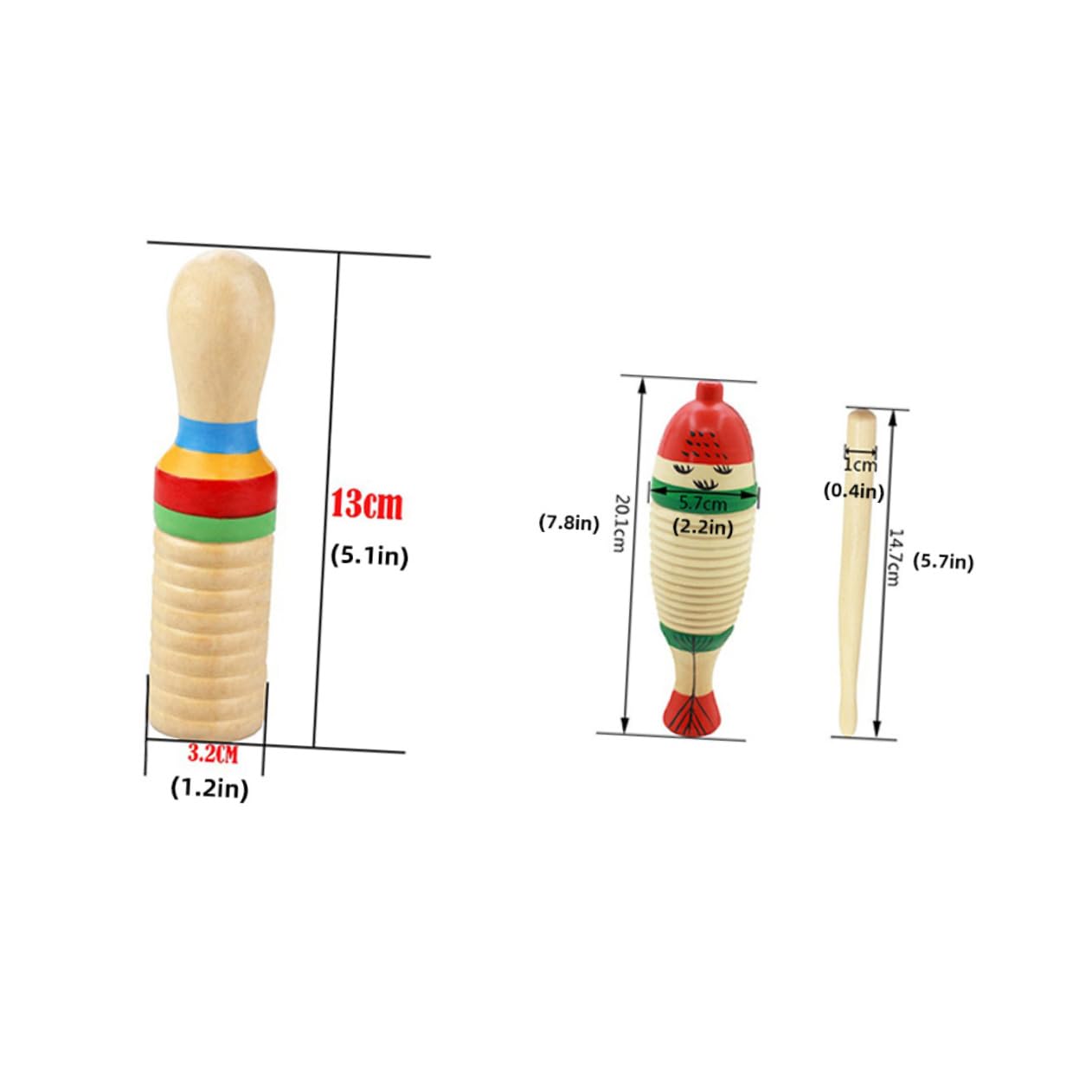 ULDIGI Beginner Percussion Instrument Set for Kids Toddlers Musical Instruments Learning