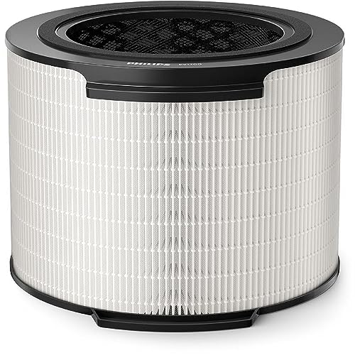 Philips Genuine Replacement Filter Integrated 3-in-1, 12 months lifetime HEPA+Active Carbon+Pre-filter, Filters 99.97% @ 0.003 um, Filters gases & odours, White/Black (FY1700/30) - image 1