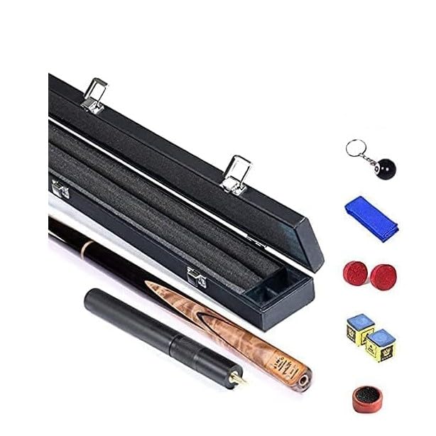Taco de billar profesional de arce 145 cm 10 mm punta