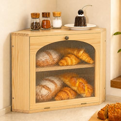 Solid Wood Bread Box - image 1