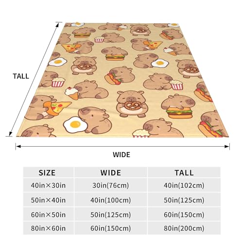 Couverture capybara douce 150x200cm, l'idée cadeau doudou idéale pour petits et grands - 6