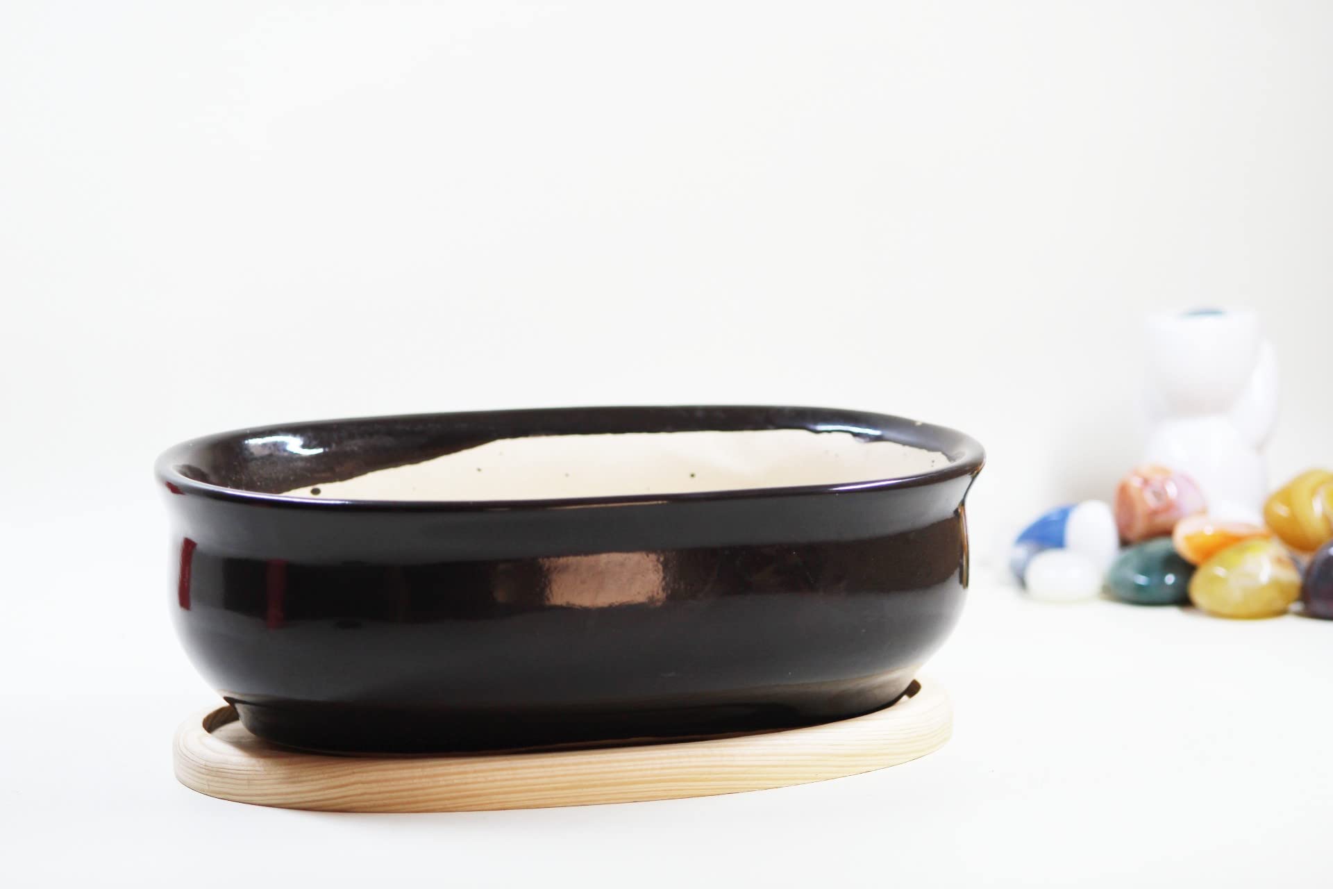 See full amazon price history chart for POTS AND PLANTS Handmade Glossy Shining Bonsai Ceramic with Bottom Wooden Tray POTS AND PLANTS Handmade Glossy Shining Bonsai Ceramic with Bottom Wooden Tray (B0BN6FZK7S) Amazon Price History, Amazon Price Tracker