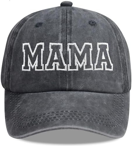 HHNLB Funny Mama Hats for Women, Adjustable Cotton Mom Embroidere...