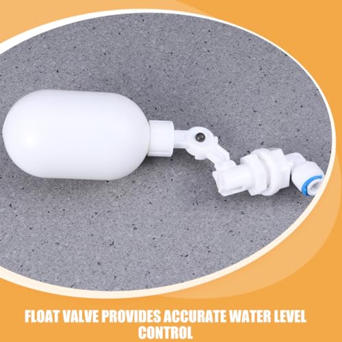 Válvula de flotador de plástico (2 piezas) con conexión rápida para tanques de agua 8