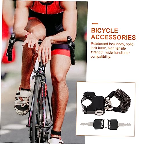 Candado casco bicicleta antirrobo de cable Mikikit para evitar robos y cargas molestas 2