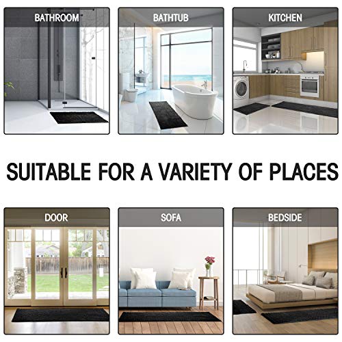 image for Pretigo Kitchen Rug Sets - Rugs for Kitchen Floor Washable,Non-Slip So