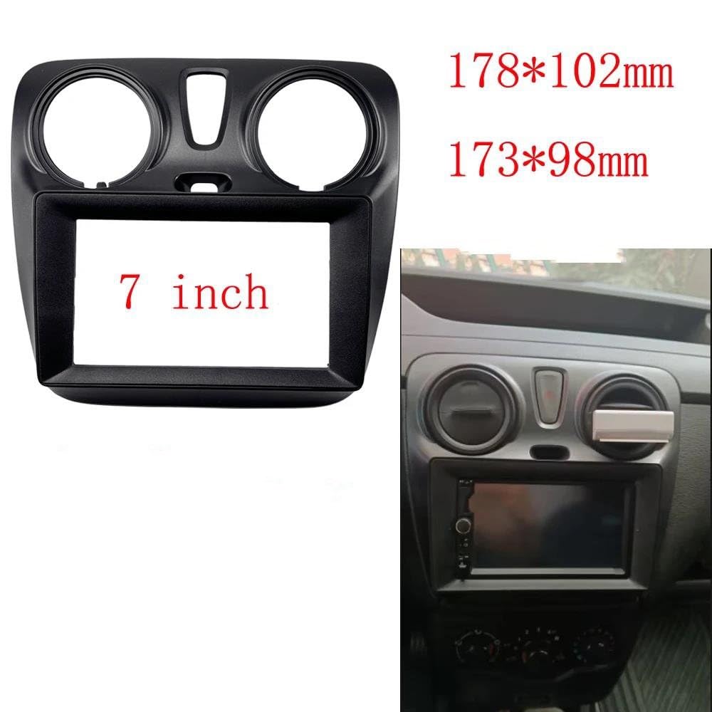 Per Renault Per Dokker 2012-2020 7 Pollici 2din Telaio Auto Fascia MP5 Radio Dash Kit Pannello Montaggio Pannello controllo