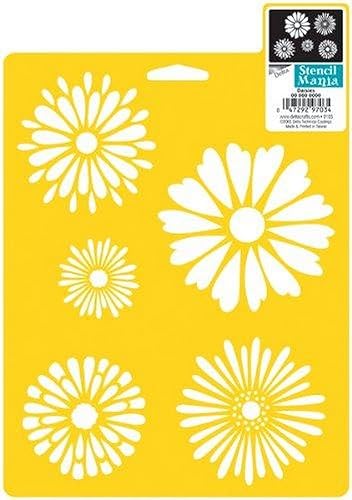 Delta Creative Stencil Mania Stencil, 7 x 10 pulgadas, 970720710 margaritas