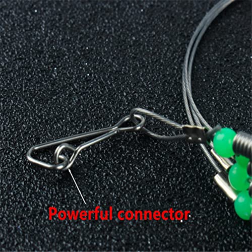HNHYNSY Angelhaken 2/3 // 4/5 stücke Fischhaken Anti-Wickel-Swivel-Schnur Angelhaken-Drahtführer Edelstahl Rigs Swivel… – Bild 4