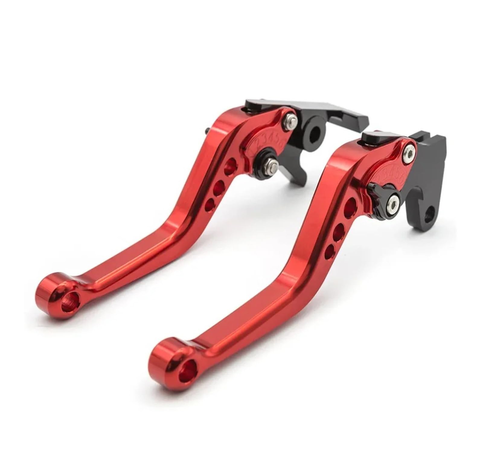 ZAFFYY for Triu&mph Trident 660/BOBBER/BONNEVILLE T120/T100/STREET Twin (900cc) Motorcycle Adjustable Brake Clutch Lever(RED 147MM)