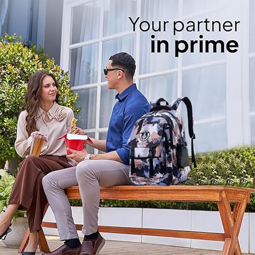 Image of Tinytot 30 Litre Waterproof School Backpack Bags for Women - Large 19 Inch Laptop Bag for Boys &Girls 12+ Years, College Bag for Girls and Boys, Men, Women - Ideal for Office, Travel, School, College