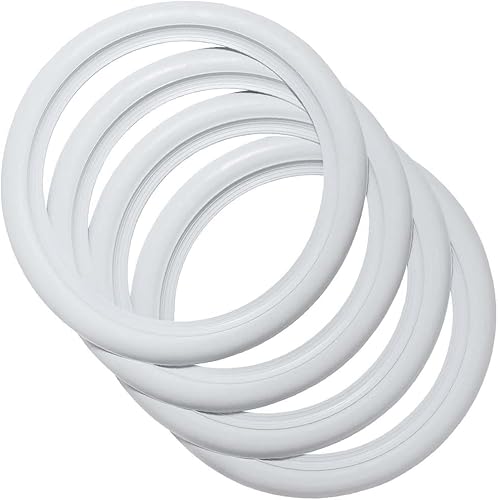 PORTAWALL - Juego de 4 llantas de pared blanca de 19 pulgadas para neumáticos de pared lateral de 19 llantas, accesorios universales para exteriores