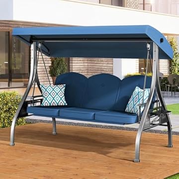 patio swing bed with canopy