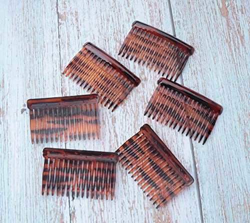 6 Peines Laterales para Cabello, Plástico, 8 x 5 cm miniatura 6