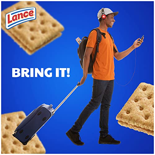Lance Sandwich Crackers, Made With Whole Grain Crackers, Peanut Butter, 8 Individual Packs (Pack Of 14) #TOP6