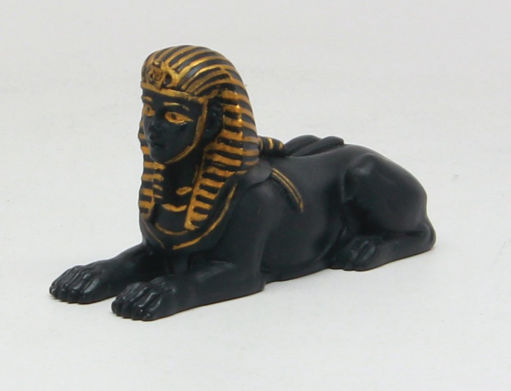 Figurine Androsphinx égyptien en résine de 7,6 cm pour décoration de bureau
