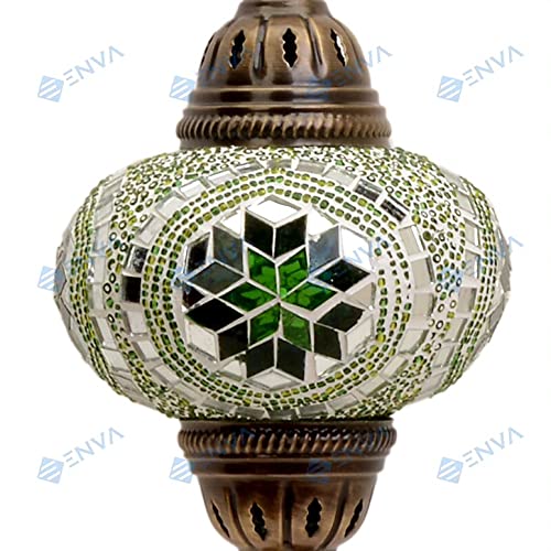 Turc Marocain Lampe Mosaïque Multicolore Mosaïque Lampe Lampe Lampe De Chevet Handmade Lumière