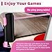Sportout Professional Ping Pong Net Set for Any Table, 72‘ Table Tennis Net Posts with Clamps Suitable for Indoor and Outdoor Use (Pink)