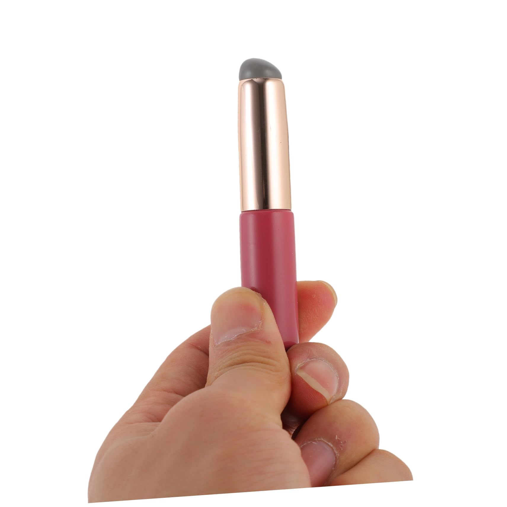 Didiseaon 2pcs Silicone Lip Brush for Lipstick Makeup Applicator Lip Mask Applicator Brush Soft Round