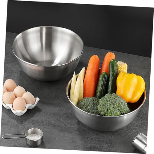 VANZACK Bowl de Acero Inoxidable 20 cm para Mezclar miniatura 5