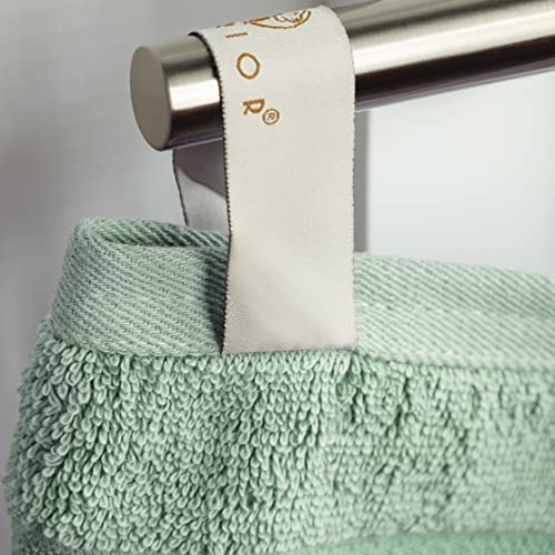 Superior Luxury Cotton Bath Towel Set - 6-Piece Towel Set, Premium Egyptian Cotton Towels, Sage Green #TOP3
